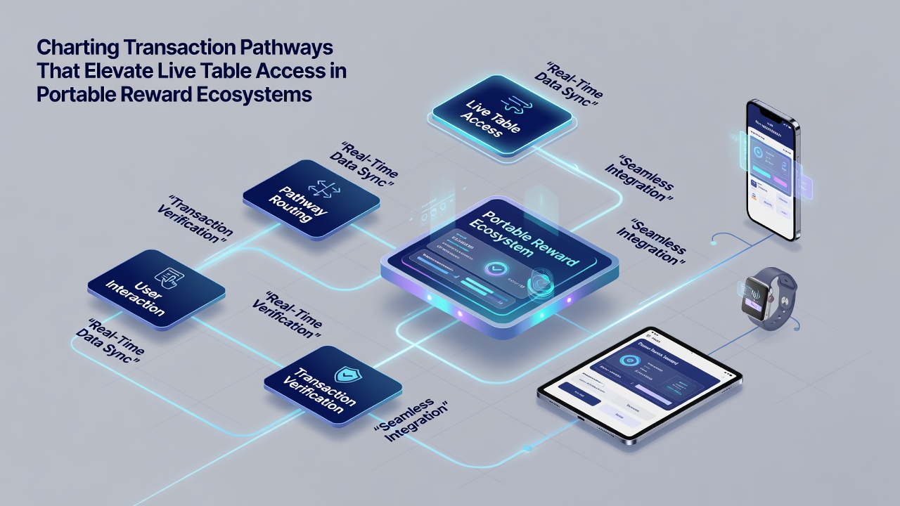 Infografik zu mobilen Transaktionspfaden und Belohnungsstufen für Live-Tische