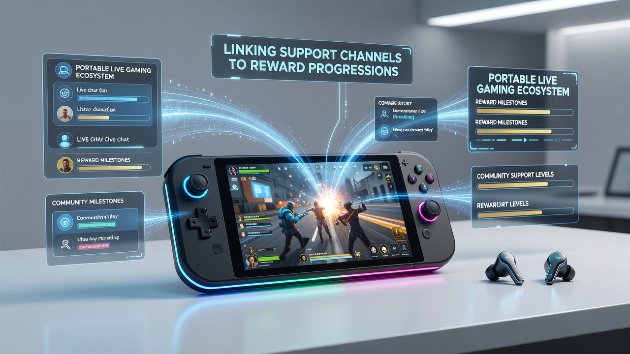 Integration von Support und Belohnungen in mobilen Gaming-Apps