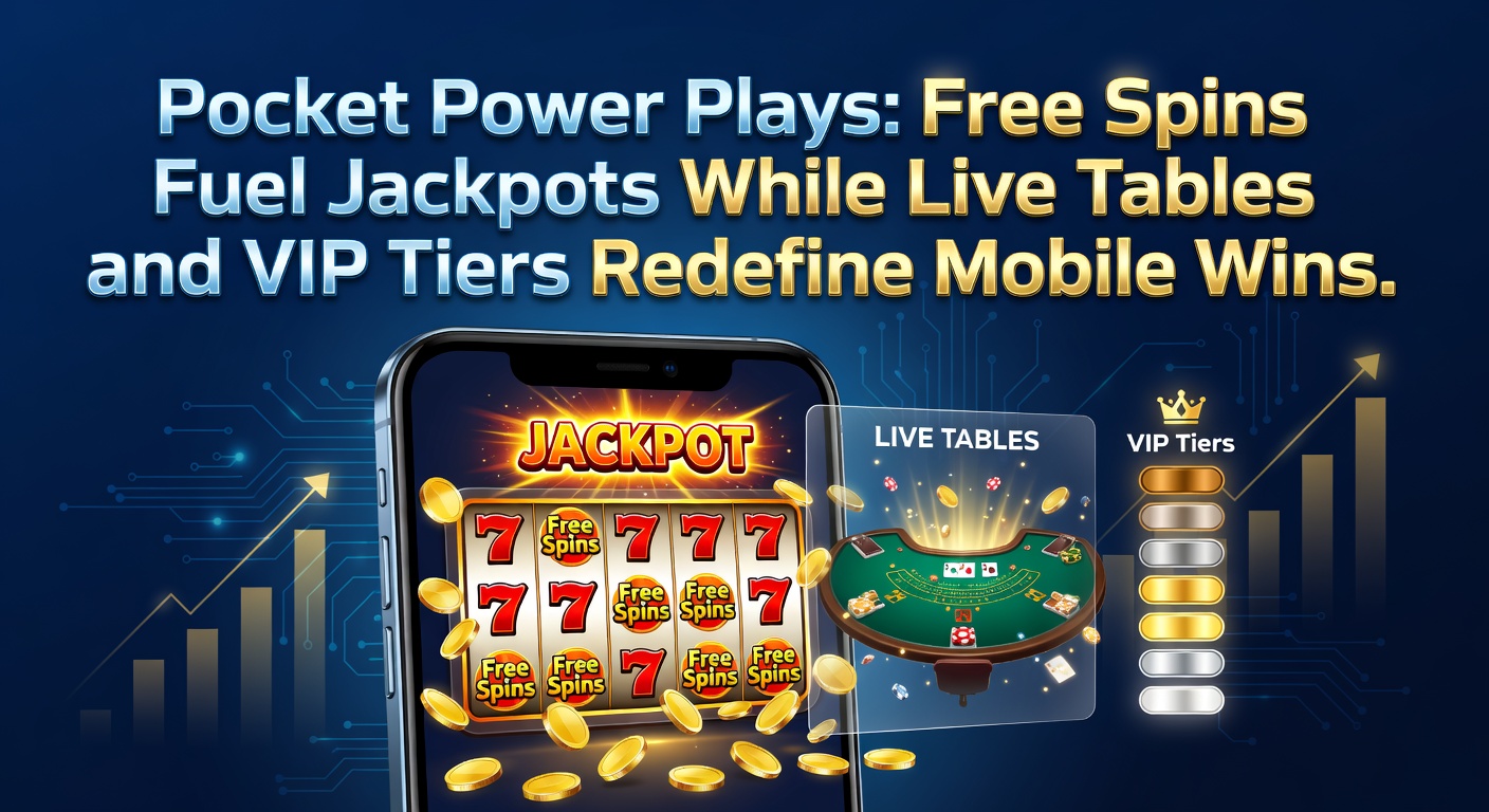Smartphone mit leuchtenden Free-Spins-Symbolen und explodierenden Jackpots im Mobile-Casino-Hintergrund
